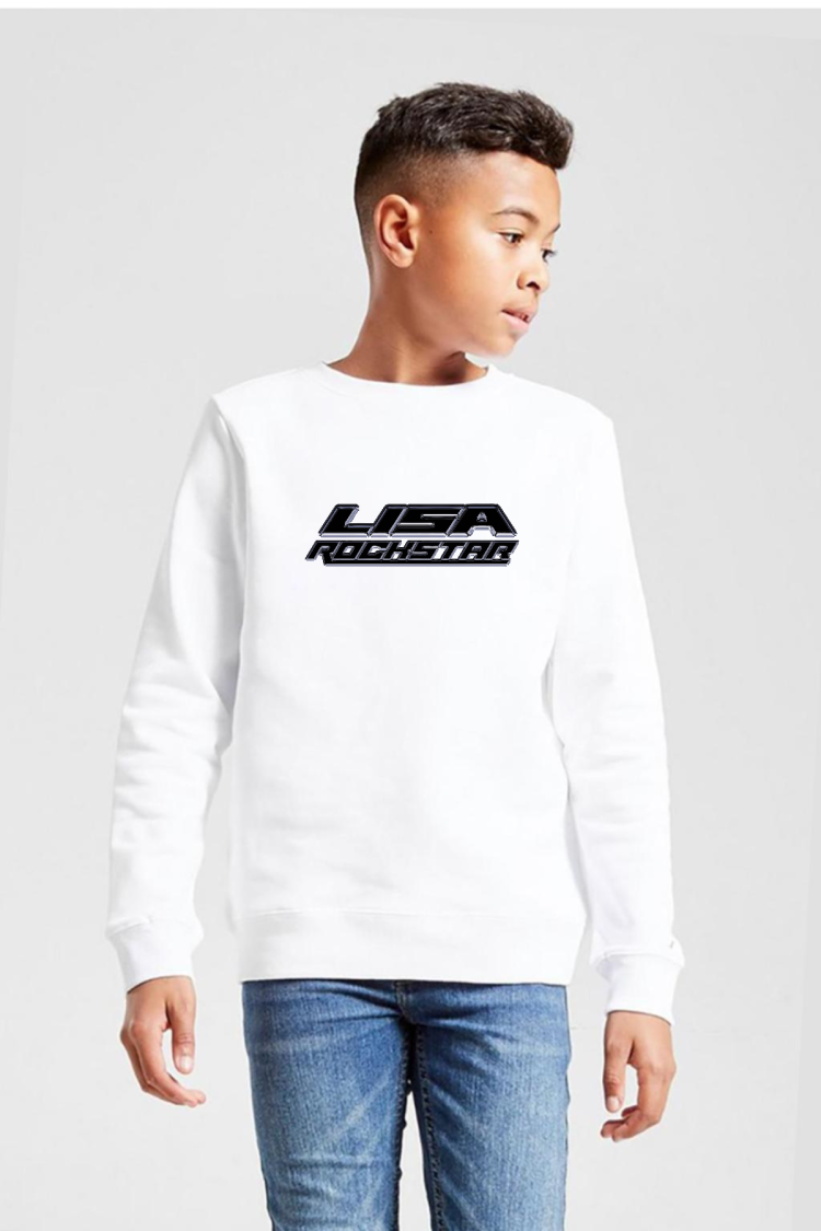 Lisa Rockstar Beyaz Çocuk 2ip Sweatshirt