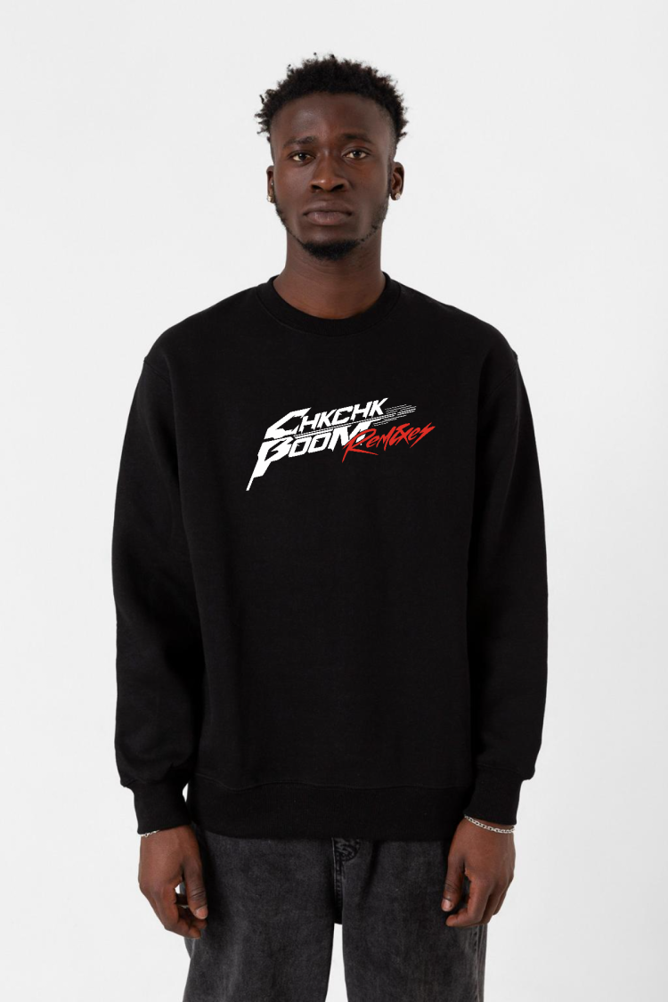 Stray Kids Chk Chk Boom Siyah Erkek 2ip Sweatshirt