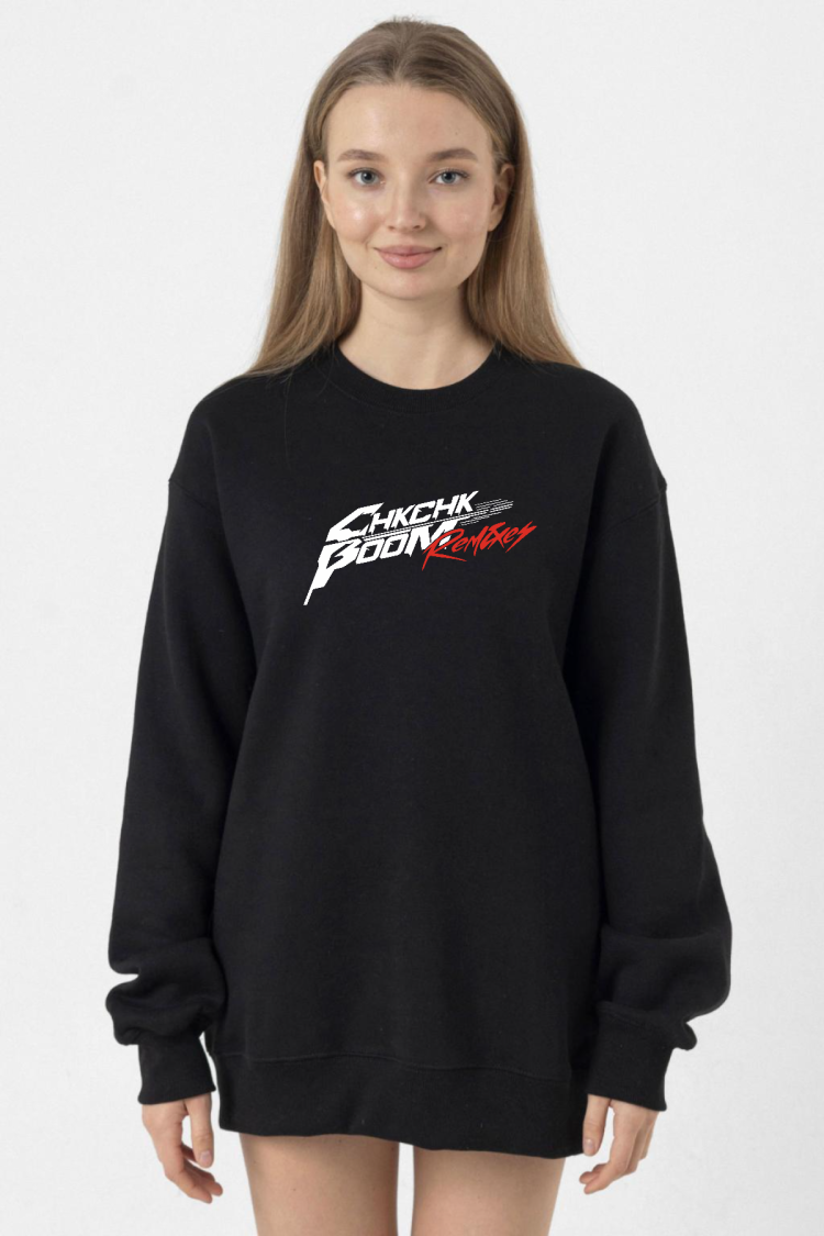 Stray Kids Chk Chk Boom Siyah Kadın 2ip Sweatshirt