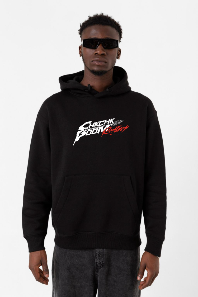 Stray Kids Chk Chk Boom Siyah Erkek 3ip Kapşonlu Sweatshirt