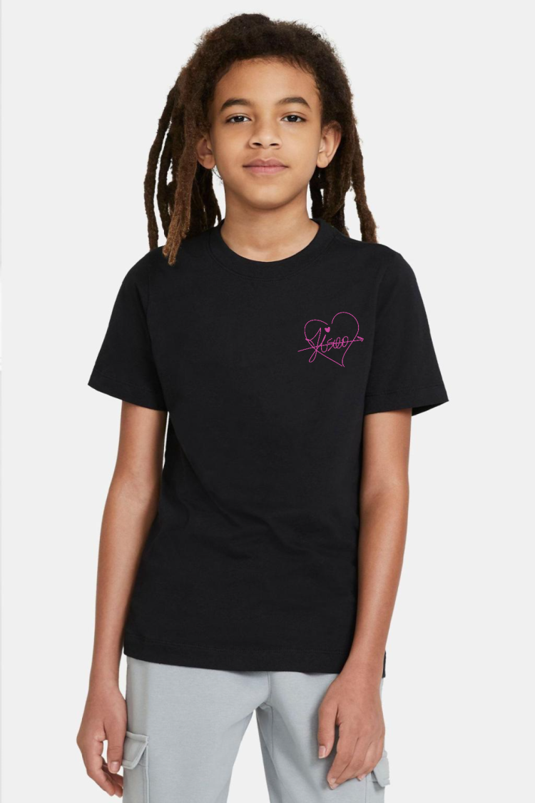 Blackpink Jisoo Signature Siyah Çocuk Tshirt