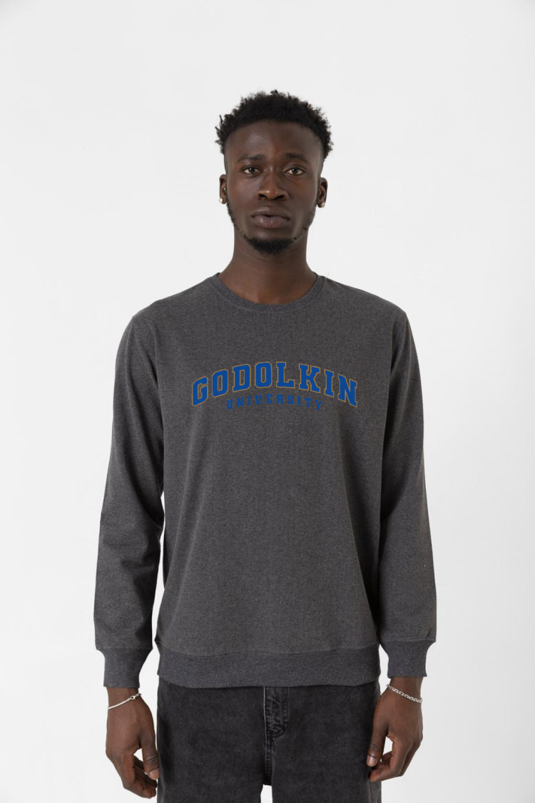 Gen V Godolkin University Letter Füme Erkek 2ip Sweatshirt