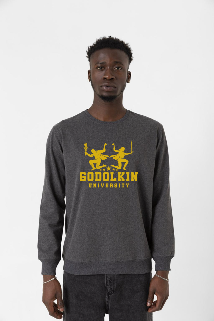 Gen V Godolkin University Logo Füme Erkek 2ip Sweatshirt