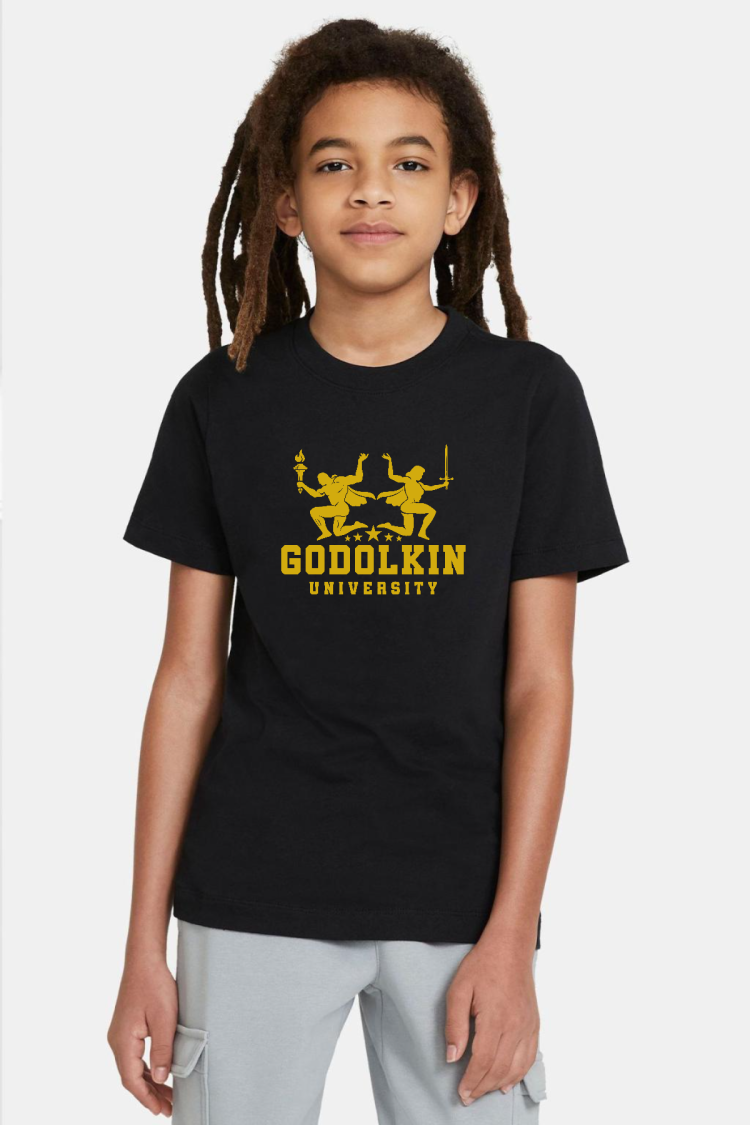 Gen V Godolkin University Logo Siyah Çocuk Tshirt