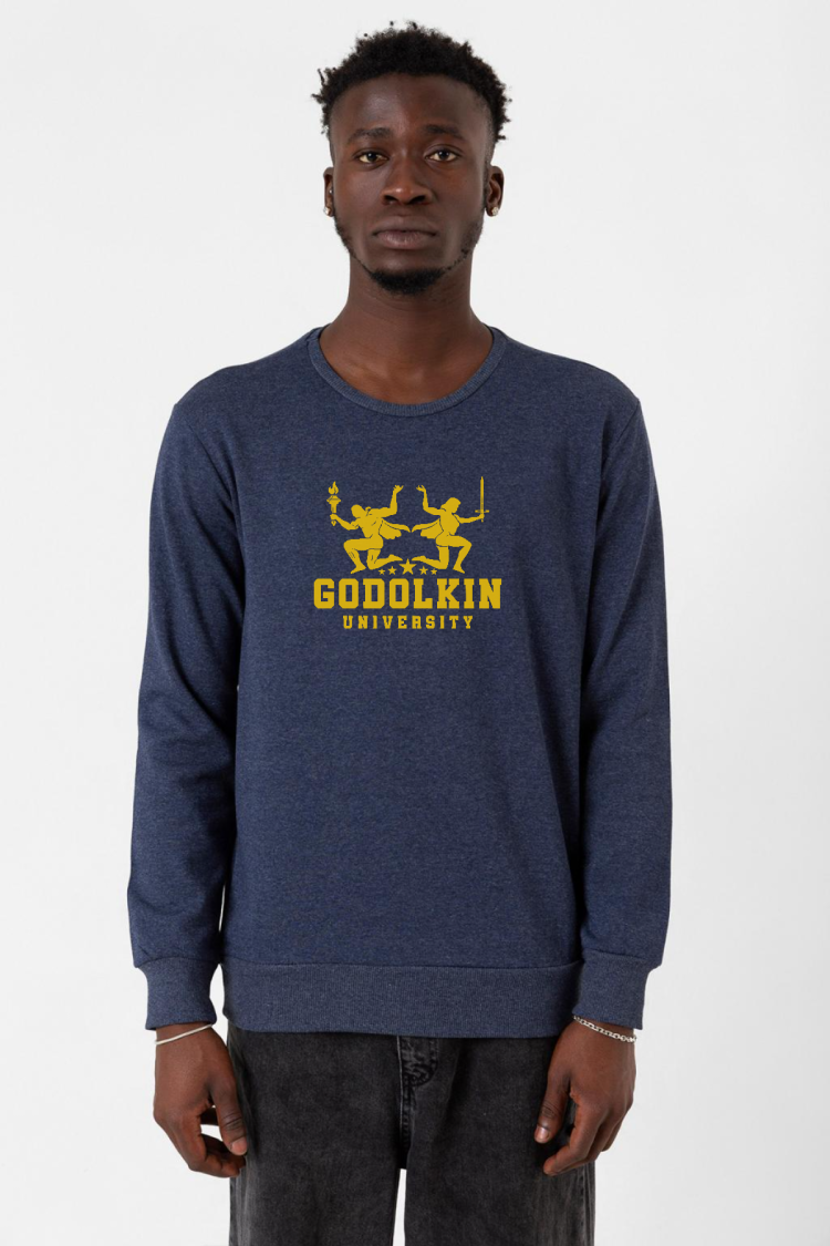 Gen V Godolkin University Logo indigo Erkek 2ip Sweatshirt