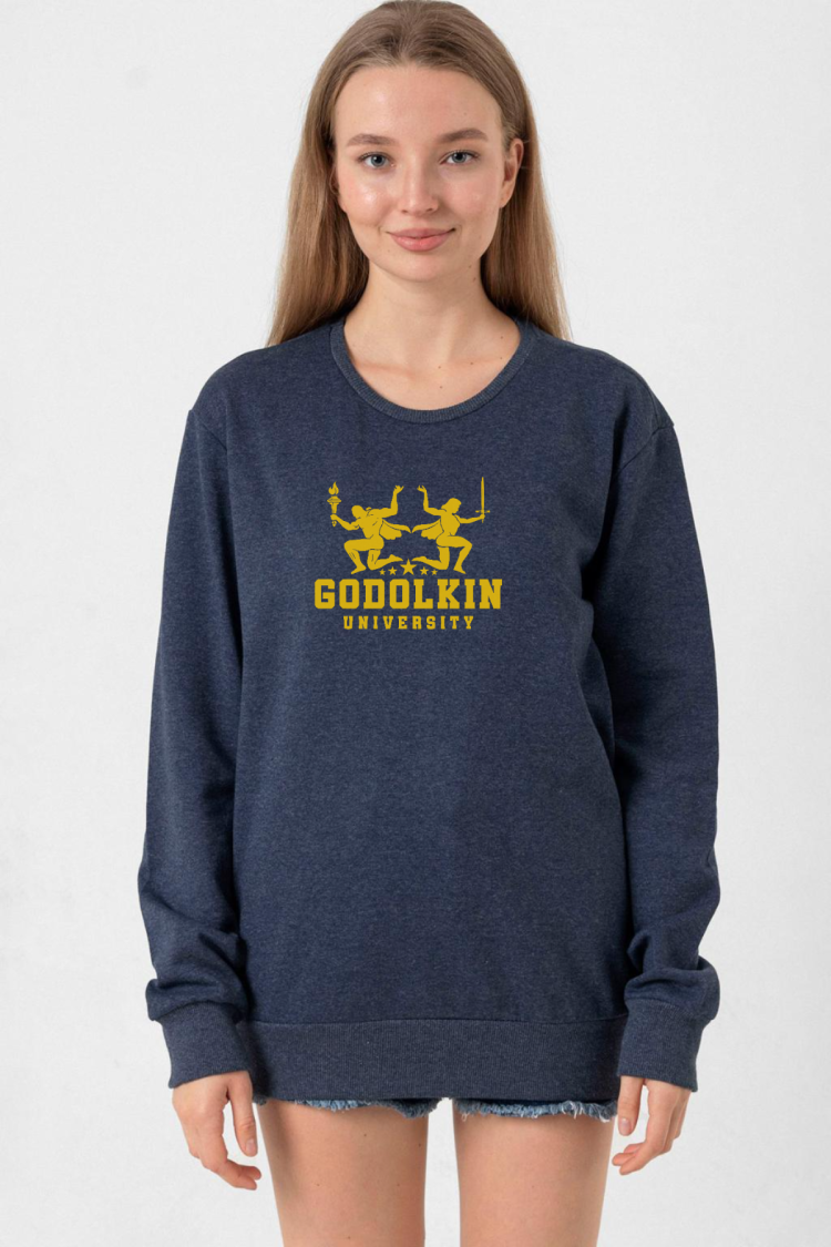 Gen V Godolkin University Logo İndigo Kadın 2ip Sweatshirt