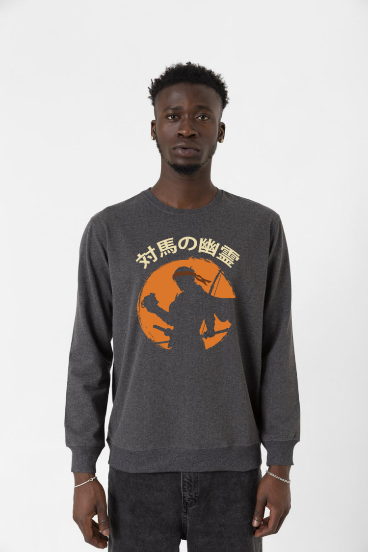 Ghost Of Tsushima The Island Japanese Füme Erkek 2ip Sweatshirt