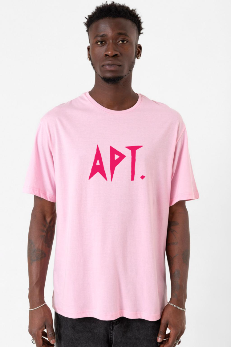 Blackpink Apt Pembe Erkek Oversize Tshirt