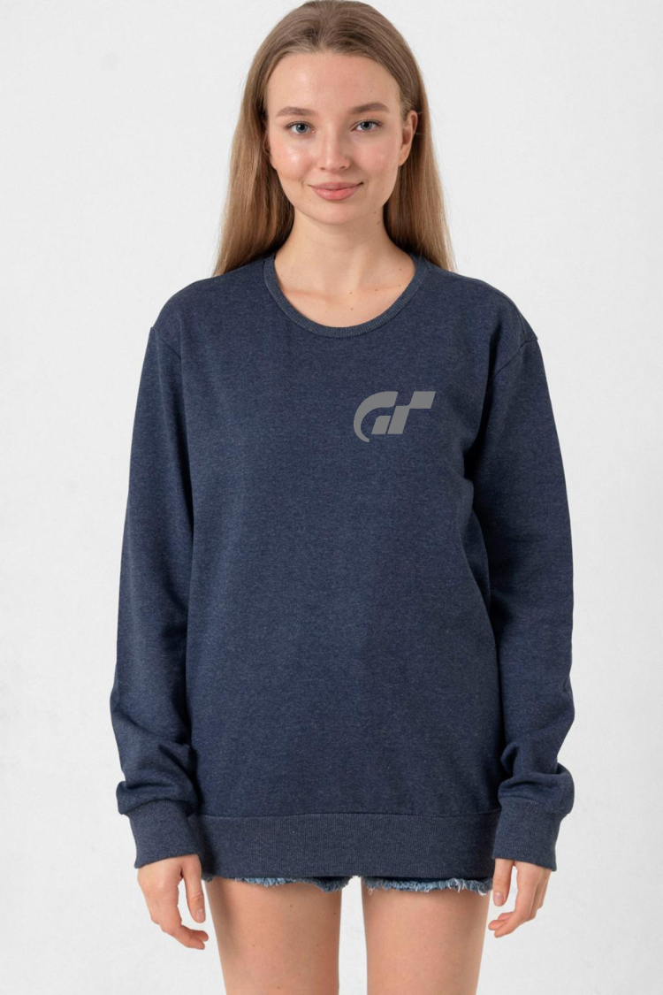 Gran Turismo Pocket Logo İndigo Kadın 2ip Sweatshirt