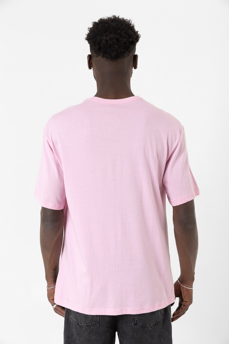 He Man Ghostmasters Logo Pembe Erkek Oversize Tshirt