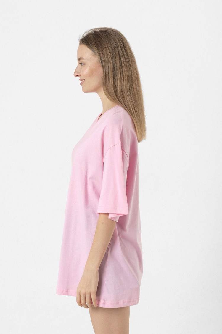 Jigsaw Game Isn_t Over Yet Pembe Kadın Oversize Tshirt