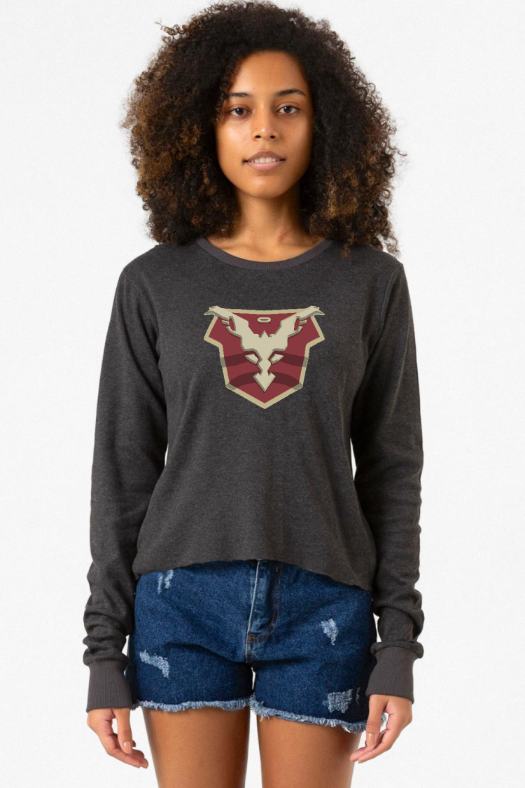 Jupiters Legacy Utopian Chest Füme Ekstra Uzunkol Sweatshirt