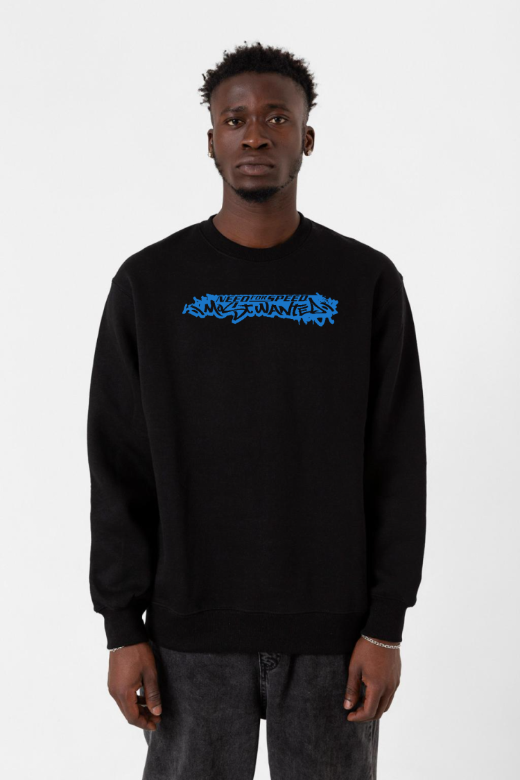 Need For Speed Most Wanted Siyah Erkek 2ip Sweatshirt