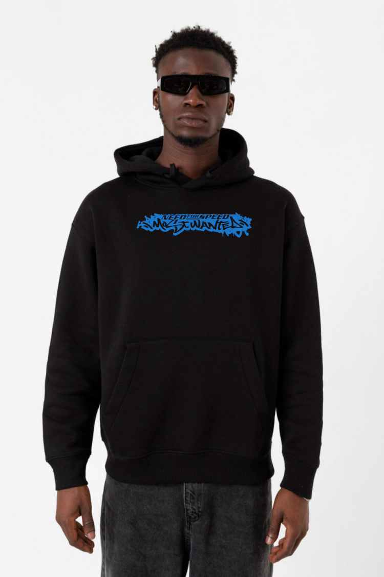 Need For Speed Most Wanted Siyah Erkek 3ip Kapşonlu Sweatshirt