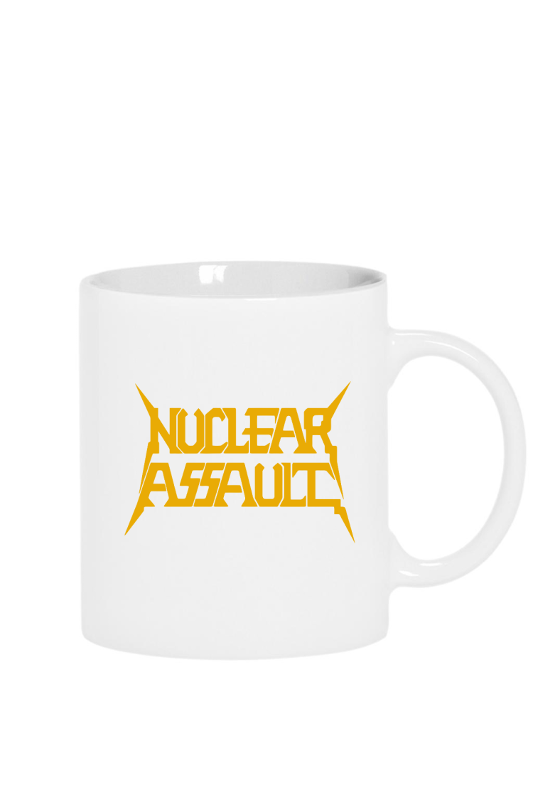 Nuclear Assault Lettern Beyaz Kupa Bardak