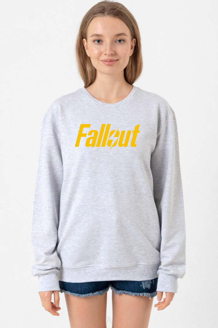 Fallout Lettern Grimelanj Kadın 2ip Sweatshirt