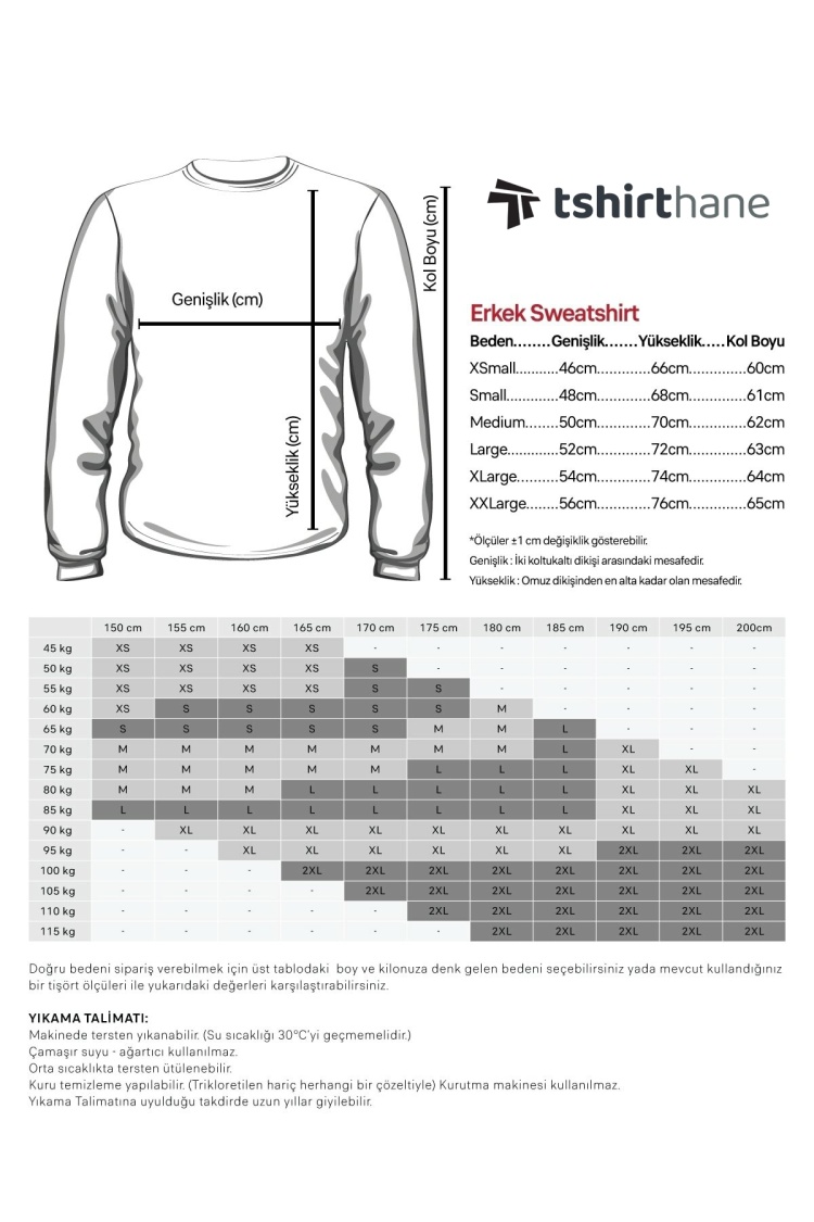 Fallout Lettern Füme Erkek 2ip Sweatshirt