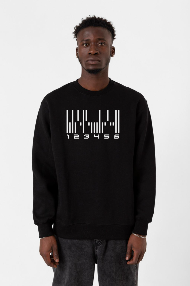 Dark Matter The Android Barcode Siyah Erkek 2ip Sweatshirt