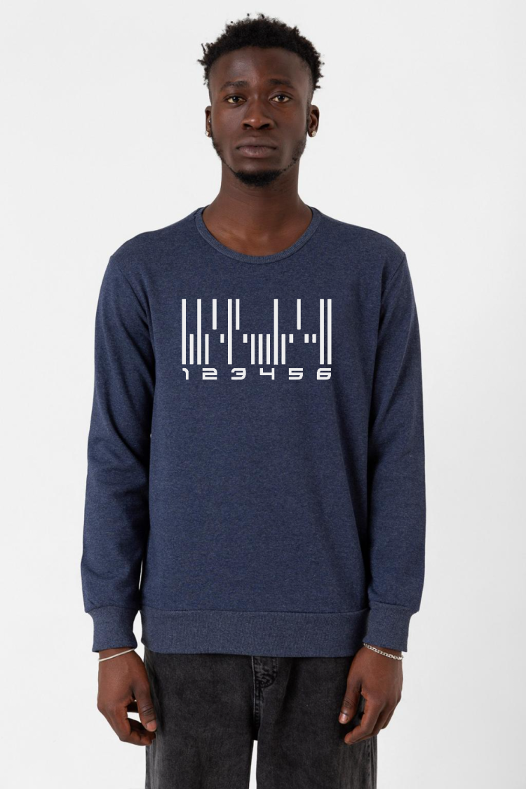 Dark Matter The Android Barcode indigo Erkek 2ip Sweatshirt