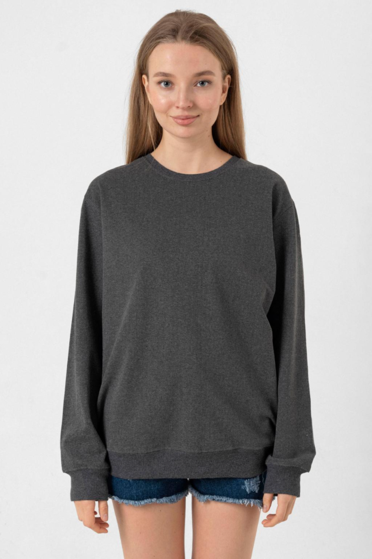 Füme Kadın Basic Sweatshirt