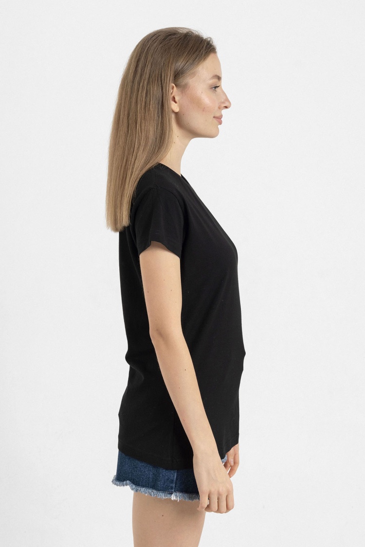 Jennie Mantra Siyah Kadın Tshirt