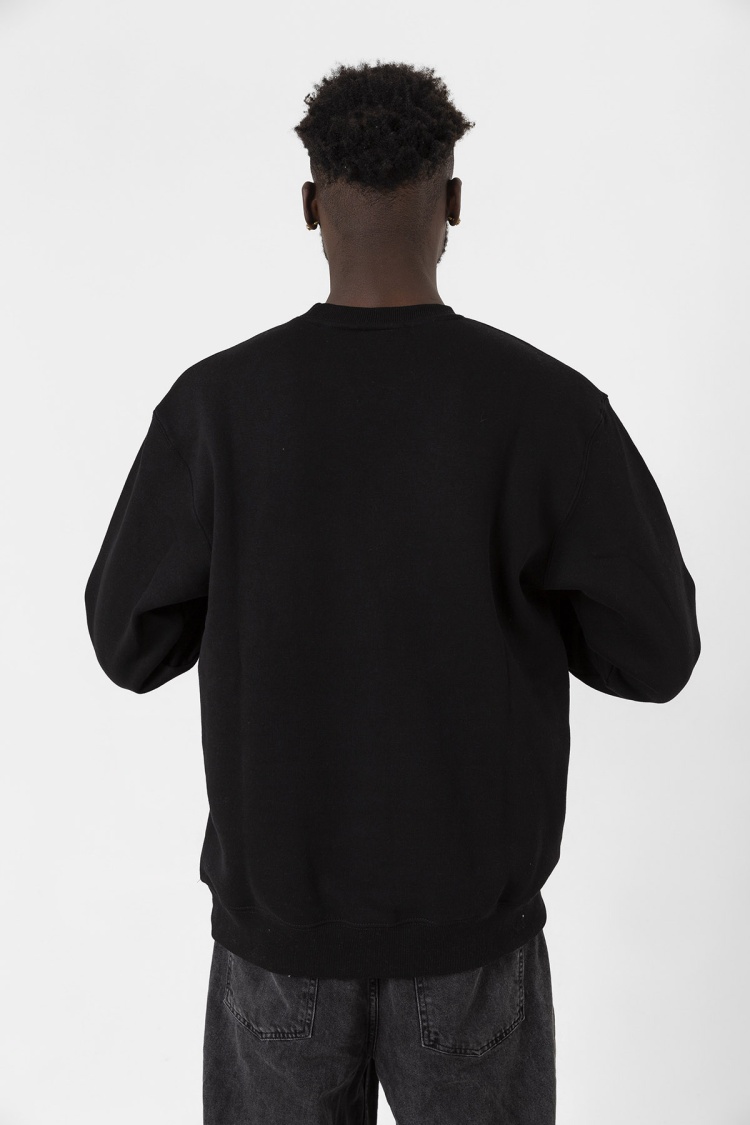 Romania Fingerprint Siyah Erkek 2ip Sweatshirt