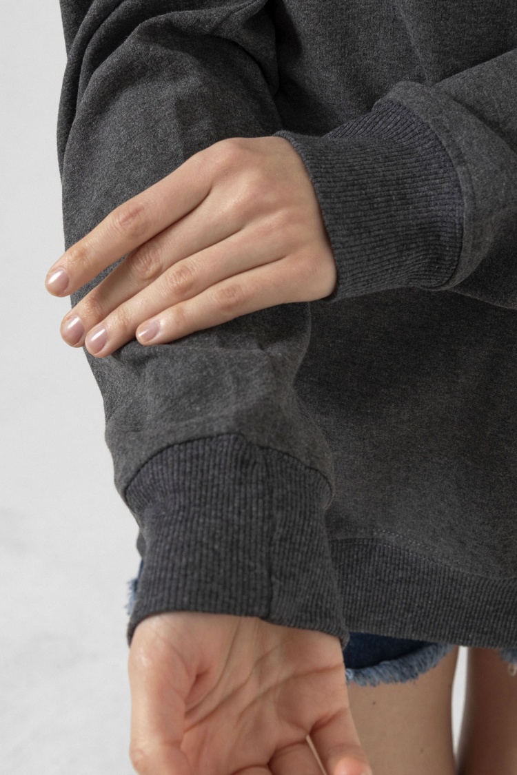 Romania Fingerprint Füme Kadın 2ip Sweatshirt