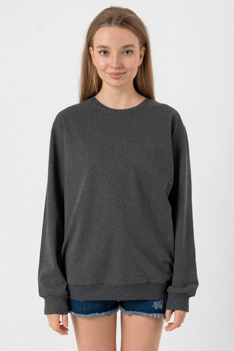Romania Flag Lettern Füme Kadın 2ip Sweatshirt