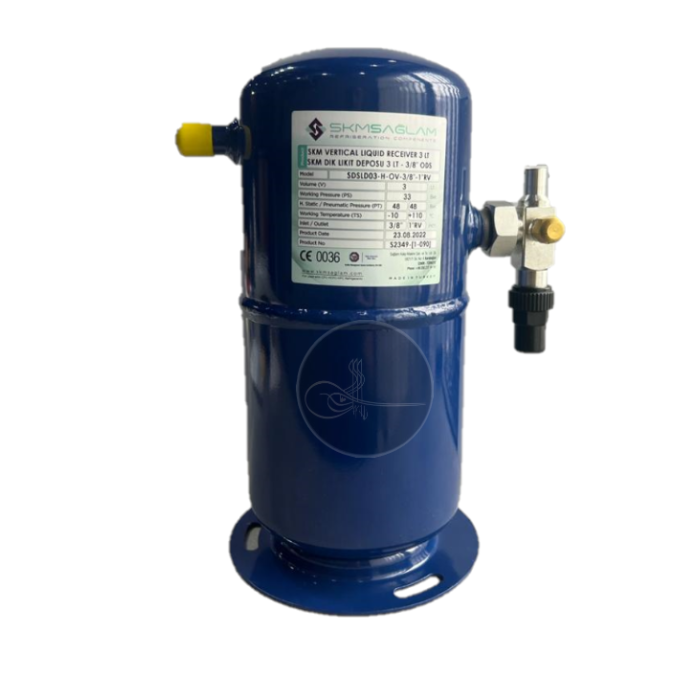 LİKİT DEPOSU 1 LT(3/8 HP) DİK  VANALI SKM