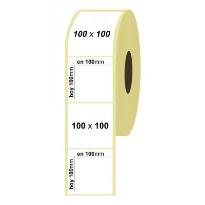Etiket 100 X 100 Termal 500 Adet Rulo