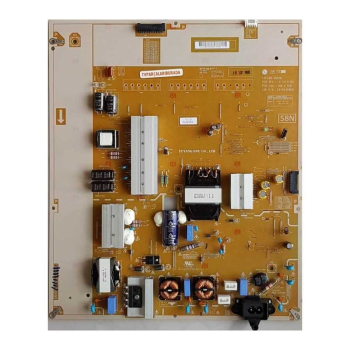 LGP58N-16UH16 REV 1.0, EAY64309931 LG 58UH635V-ZA MODEL LED TV 58 POWER BOARD