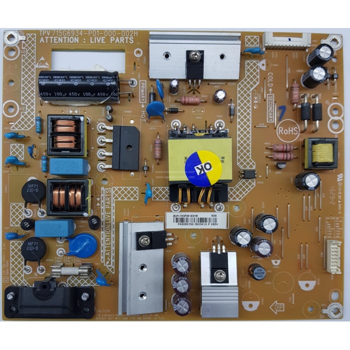 715G6934-P01-000-002H , PHILIPS 40PFK4101/12 , TPT400LA , Power Board , Besleme Kartı , PSU