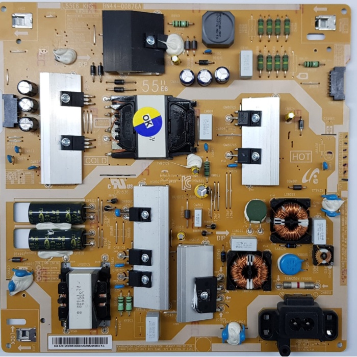 BN44-00876A , L55E6_KHS , SAMSUNG , 55MU740 , T550QVN06.0 , 55T37.S06 , 55T37.S07 , CY-KM055HGAV3H , Power Board , Besleme Kartı , PSU