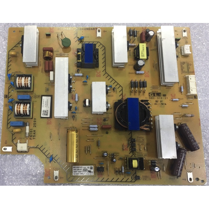 1-980-310-21 APS-395/B SONY KD-65XF7596 POWER BOARD