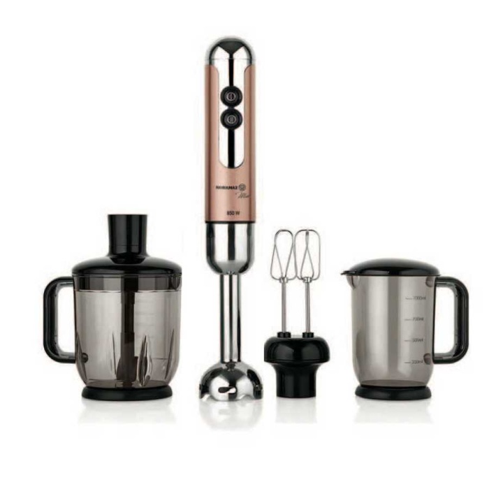 KORKMAZ Mia Mega Rosagold/Krom Blender Set