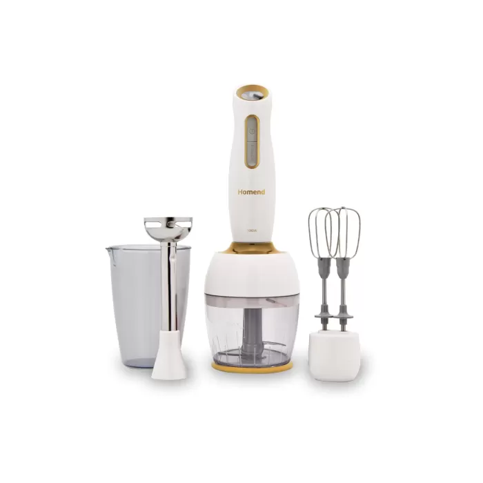 HOMEND Handmaid 1960h Blender Set Krem Gold