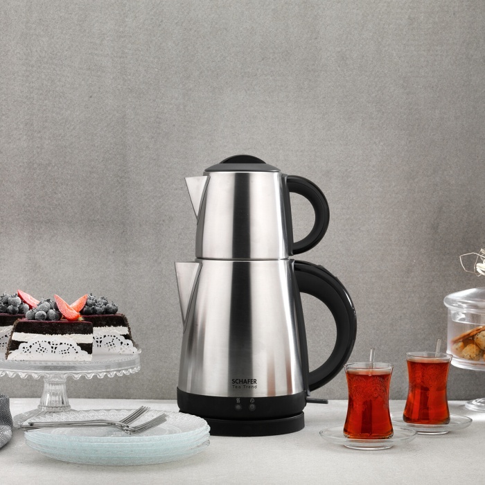 SCHAFER Tea Trend Inox Elektrikli Çay Makinesi