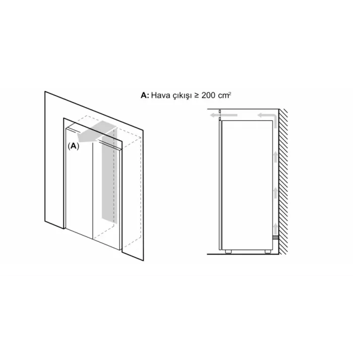 Bosch Serie 4 Solo Derin Dondurucu 186 x 60 cm Beyaz