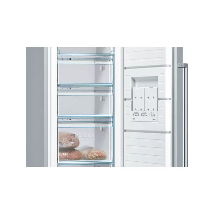 Bosch Serie 4 Solo Derin Dondurucu 186 x 60 cm Kolay temizlenebilir Inox