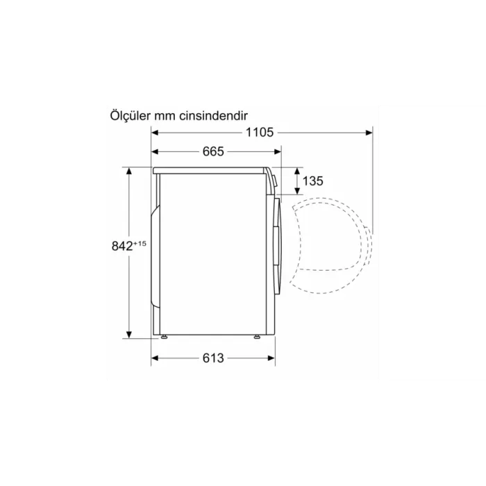 Bosch Serie 8 Isı Pompalı Kurutma Makinesi 9 kg