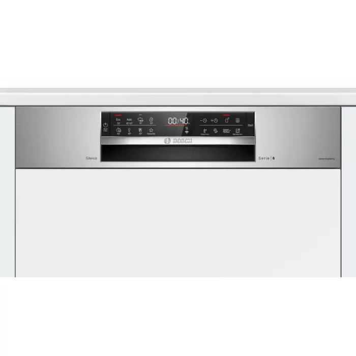 Bosch Serie 6 Yarı Ankastre Bulaşık Makinesi 60 cm Paslanmaz çelik