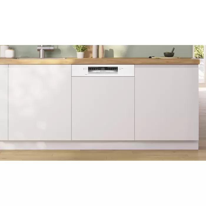 Bosch Serie 4 Yarı Ankastre Bulaşık Makinesi 60 cm Beyaz