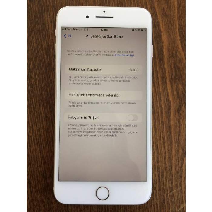 İphone 8 Plus 64 GB Gümüş - Beyaz Yenilenmiş Orjinal