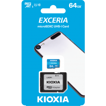 64GB MICRO SDHC C10 100MB/s KIOXIA LMEX1L064GG2