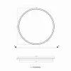 Led Avize Plafonyer BASIS UNT54107 PRO Ø100cm