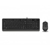 A4 TECH F1010 Q USB GRİ TR MM KLAVYE+OPTİK MOUSE