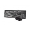 A4 TECH KR-9276 Q USB STANDART KLAVYE+OPTİK MOUSE