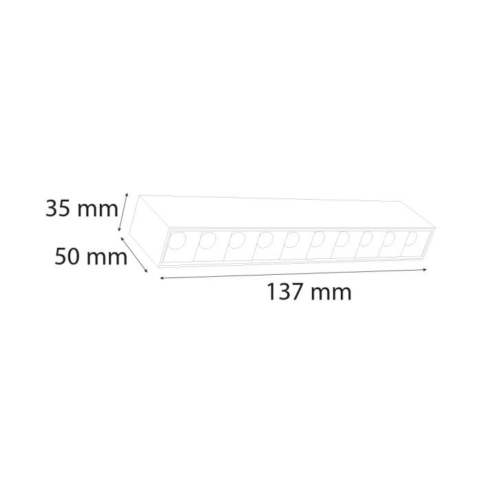 24V 5W Magnet Mercek Spot | (UN121-1)