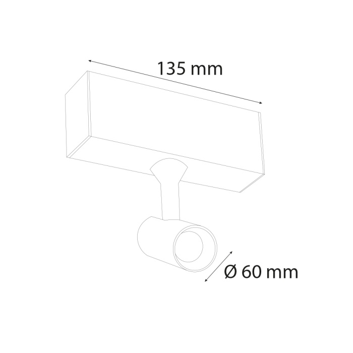 24V 12W Magnet Ray Spot (UN125-3)