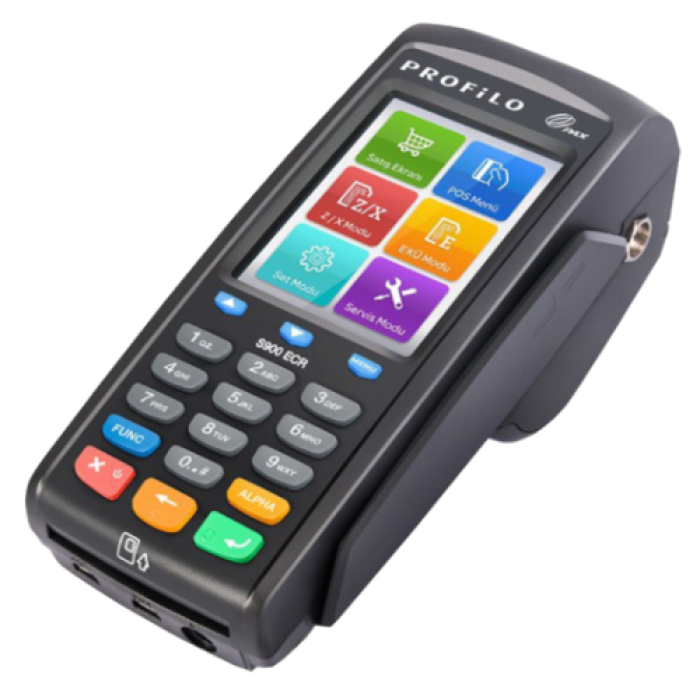 Profilo S900 Ecr Eft Pos YazarKasa-10 Adet Pos Rulo+ çanta Hediye